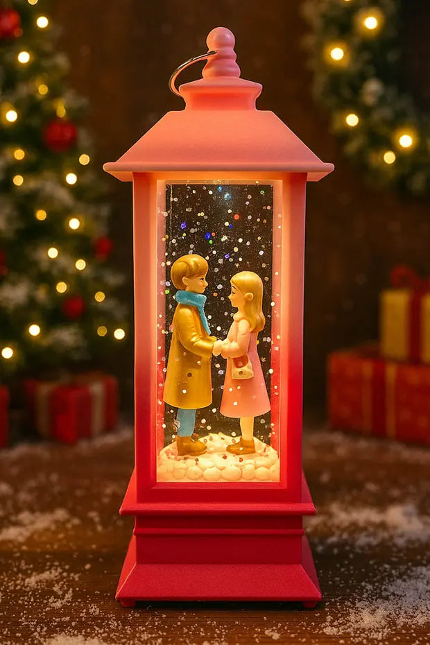 Ellerim Ellerinde Sevgiliye Hediye Işıklı Kar Küresi