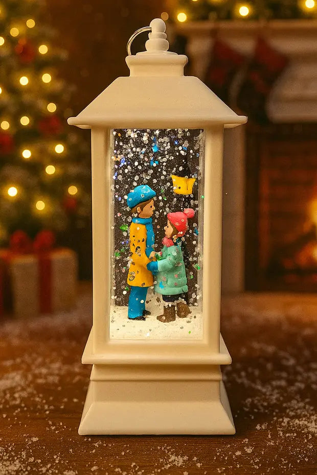 Sevgili Lambası Işıklı Kar Küresi